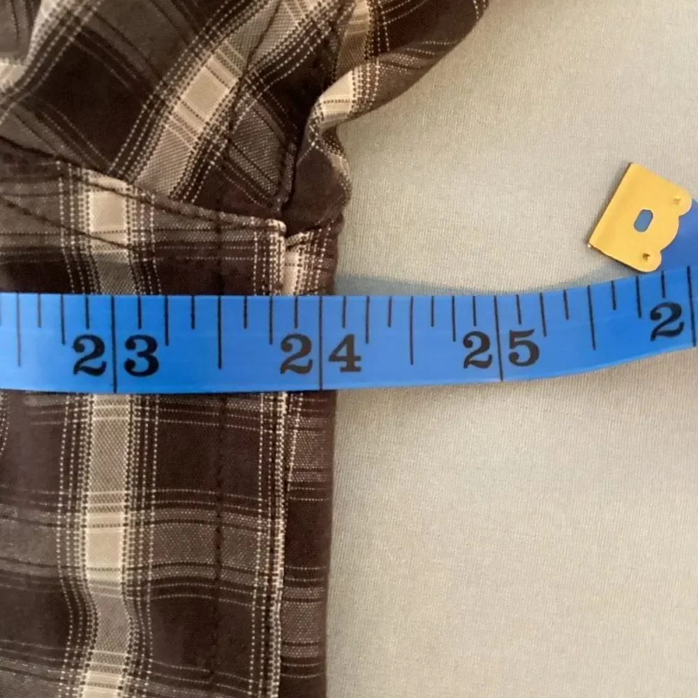Mens The North Face Plaid short sleeved Button Up Shirt Gray XL‎